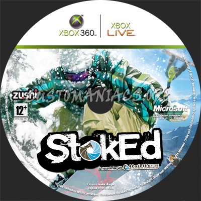 Stoked dvd label