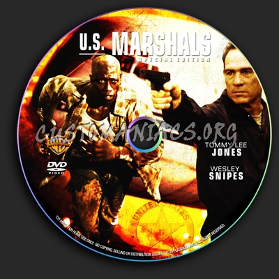 U.S. Marshals dvd label