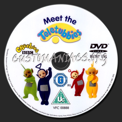 Meet the Teletubbies dvd label