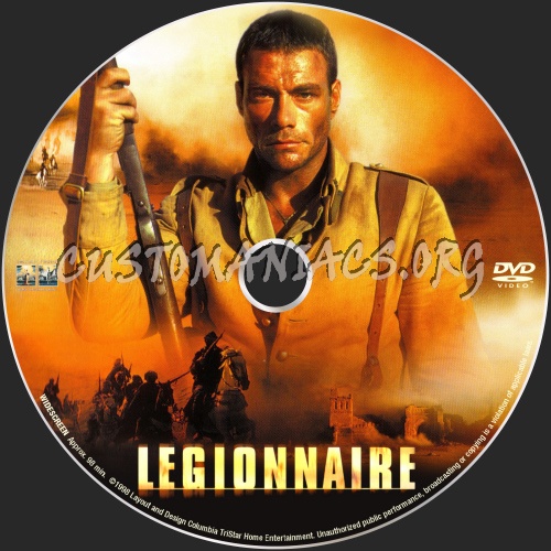 Legionnaire dvd label
