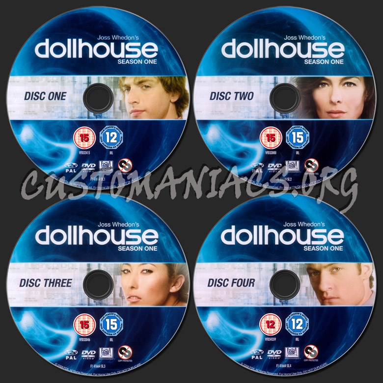 Dollhouse Season 1 dvd label