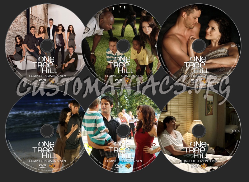 One Tree Hill Season 7 dvd label