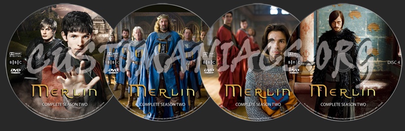 Merlin Season 2 dvd label