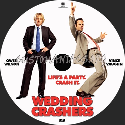 The Wedding Crashers dvd label