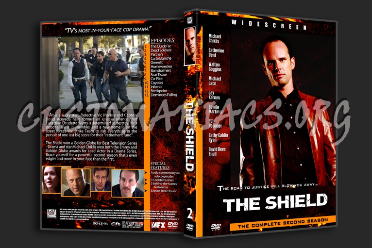 The Shield dvd cover