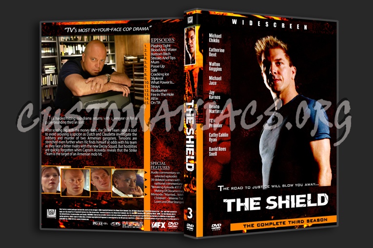 The Shield dvd cover