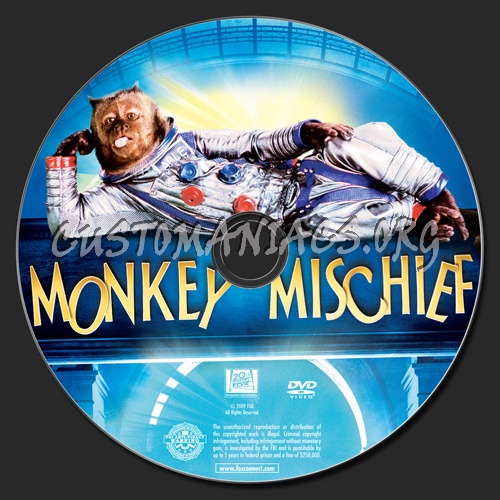 Monkey Mischief dvd label