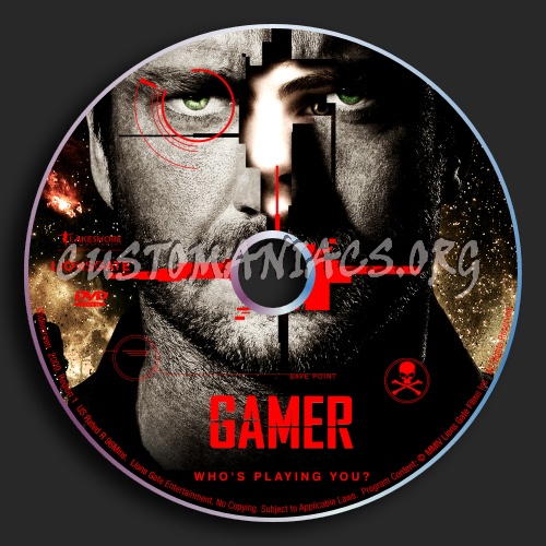 Gamer dvd label