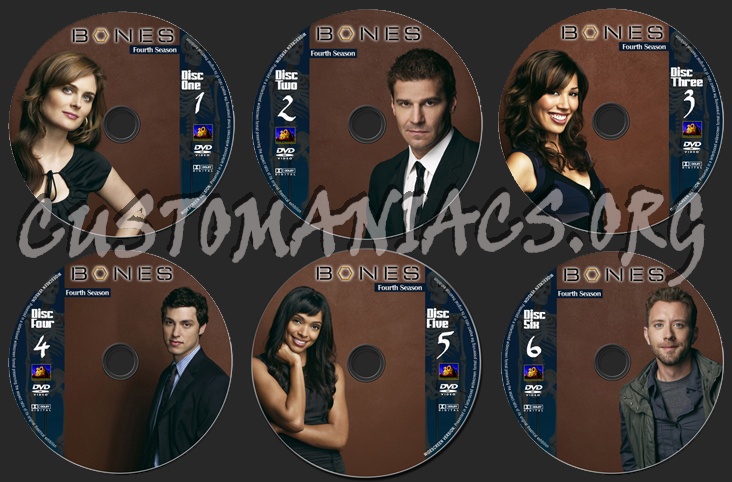 Bones Season 4 dvd label