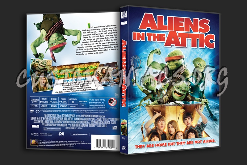 Aliens in the Attic dvd cover