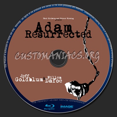 Adam Resurrected blu-ray label