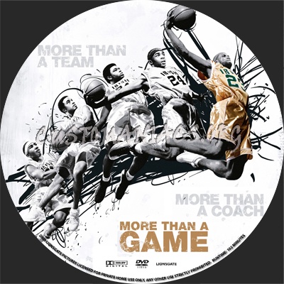 More Than A Game dvd label