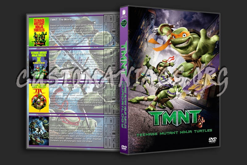 TMNT Quadrilogy dvd cover