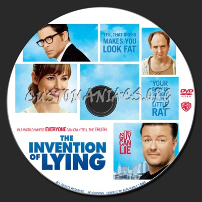 The Invention Of Lying dvd label