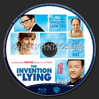 The Invention Of Lying blu-ray label