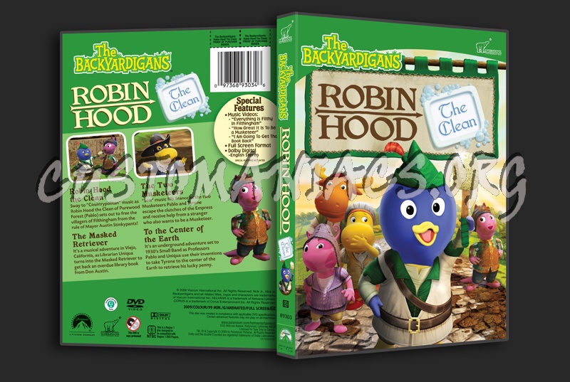 The Backyardigans Robin Hood the Clean dvd cover
