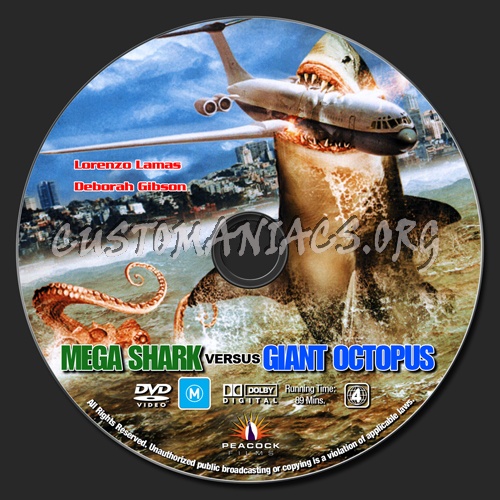 Mega Shark versus Giant Octopus dvd label
