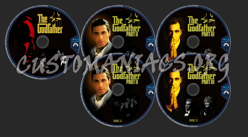 The Godfather blu-ray label