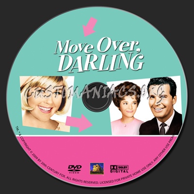 Move Over Darling dvd label