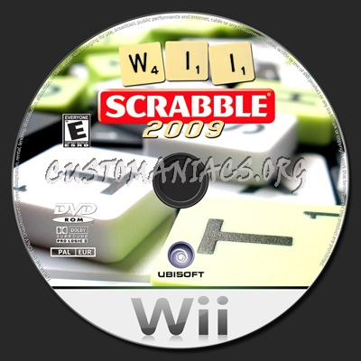 Scrabble dvd label