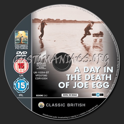 A Day in the Death of Joe Egg dvd label