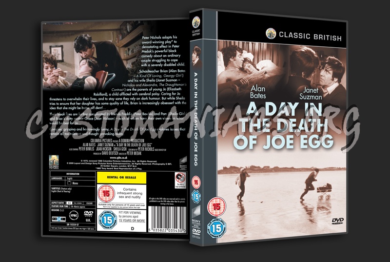 A Day in the Death of Joe Egg dvd cover