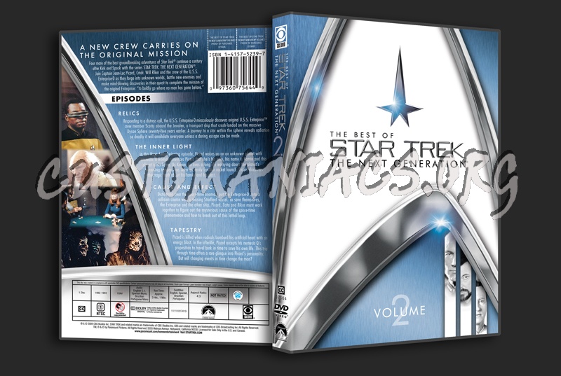 The Best of Star Trek The Next Generation Volume 2 dvd cover
