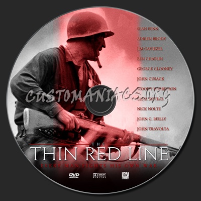 The Thin Red Line dvd label
