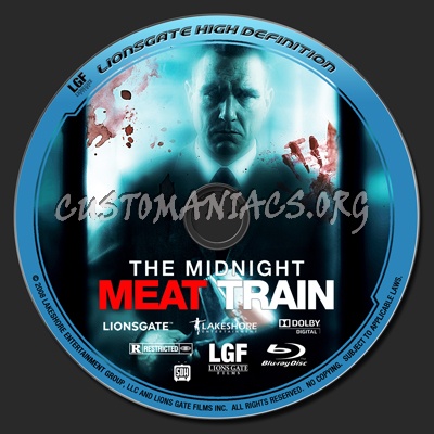 The Midnight Meat Train blu-ray label