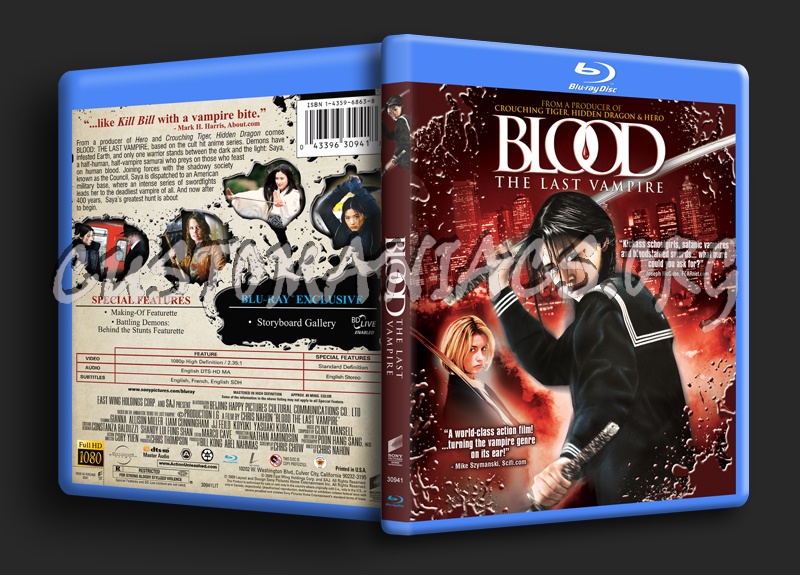 Blood The Last Vampire blu-ray cover