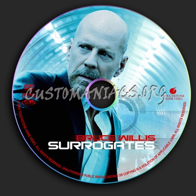 Surrogates dvd label