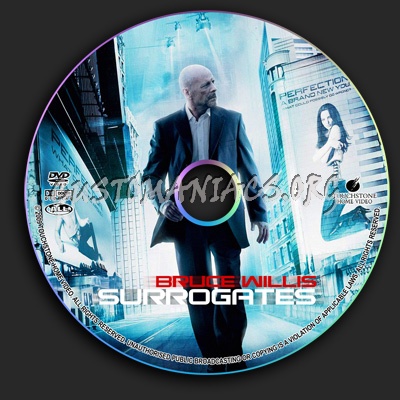 Surrogates dvd label