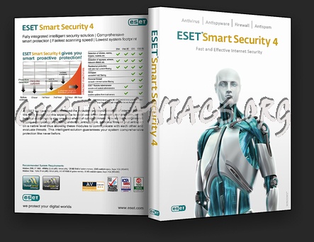 ESET Smart Security 4 dvd cover