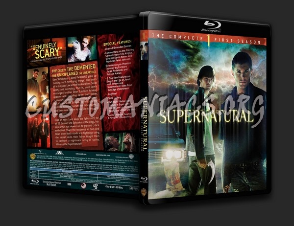 Supernatural Season 1 blu-ray cover