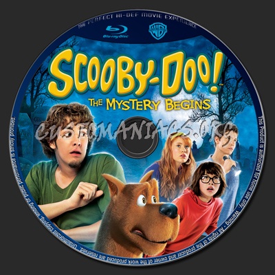 Scooby-Doo! The Mystery Begins blu-ray label