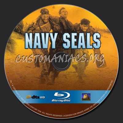 Navy Seals blu-ray label