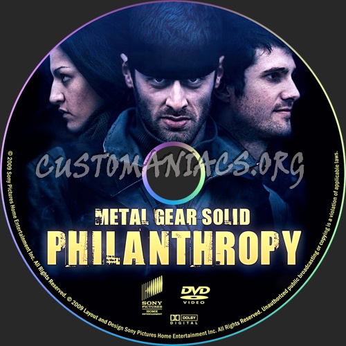 Metal Gear Solid dvd label