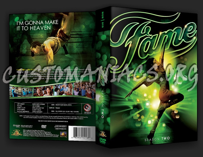 Fame Seasons 1 & 2 dvd cover