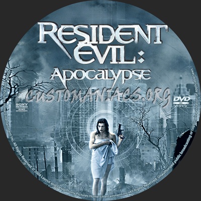 Resident Evil - Apocalypse dvd label