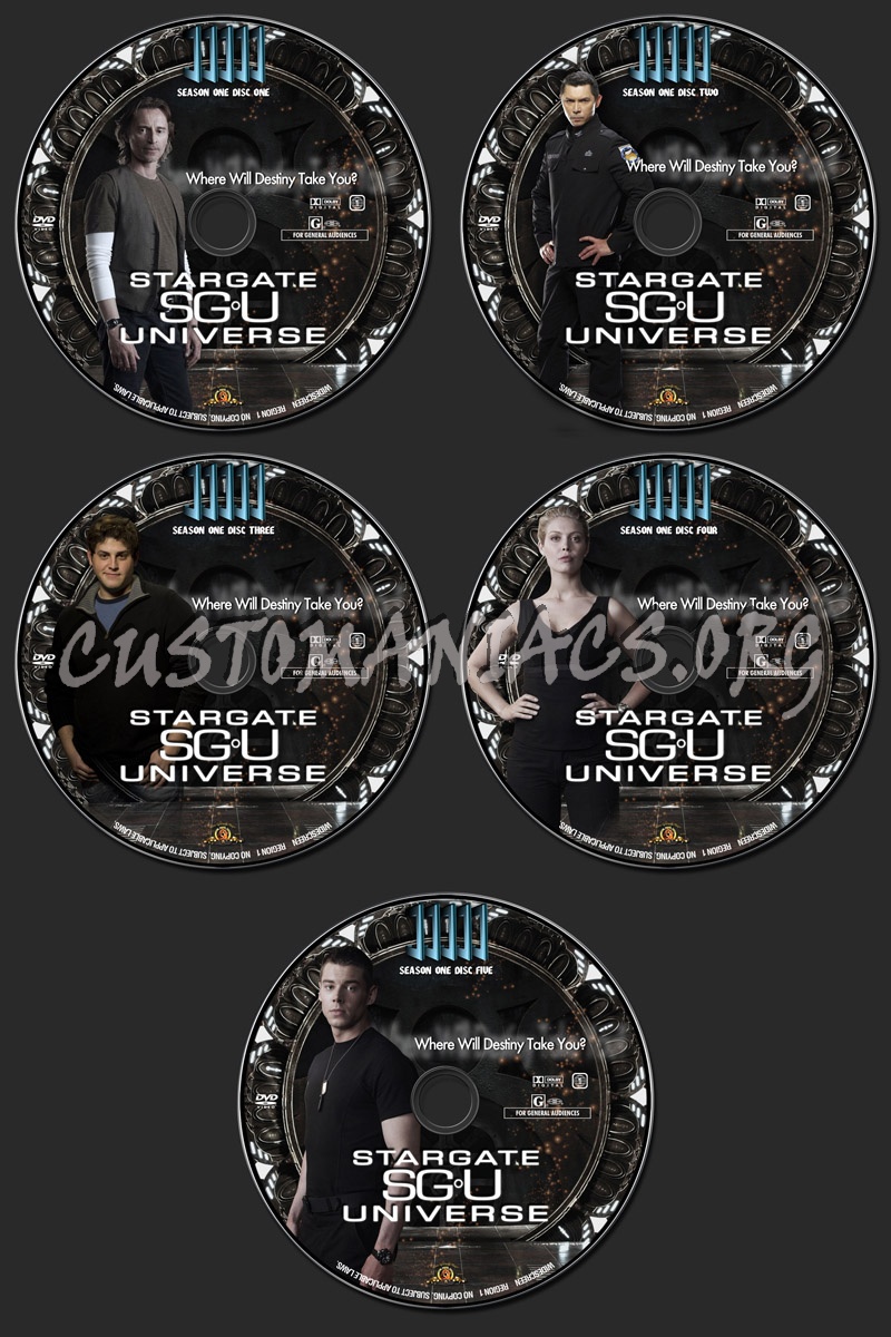 Stargate Universe dvd label