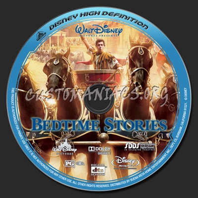 Bedtime Stories blu-ray label