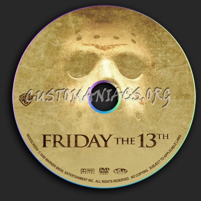 Friday The 13th dvd label