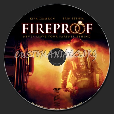 Fireproof dvd label