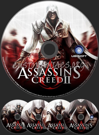 Assassin's Creed 2 dvd label
