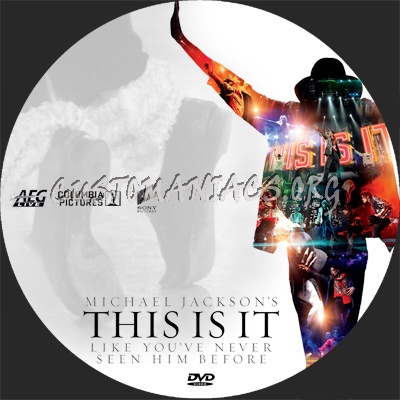 Michael Jackson - This Is It dvd label