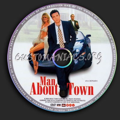 Man About Town dvd label