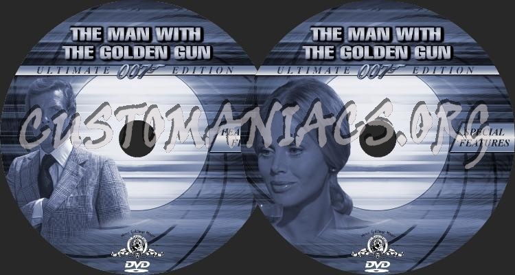 The Man With The Golden Gun dvd label