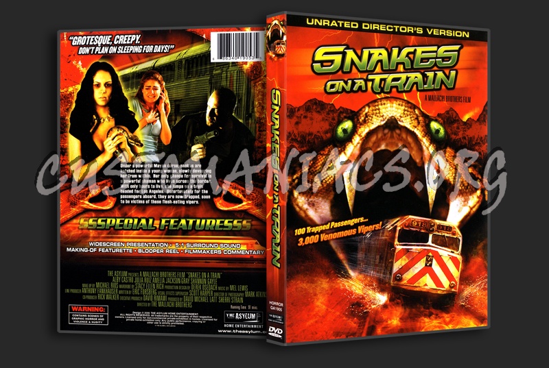 Snakes On a Train dvd cover