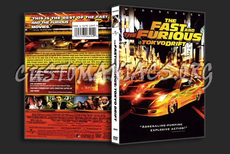 The Fast And The Furious Tokyo Drift dvd cover