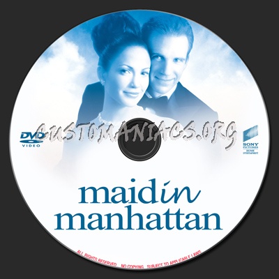 Maid In Manhattan dvd label